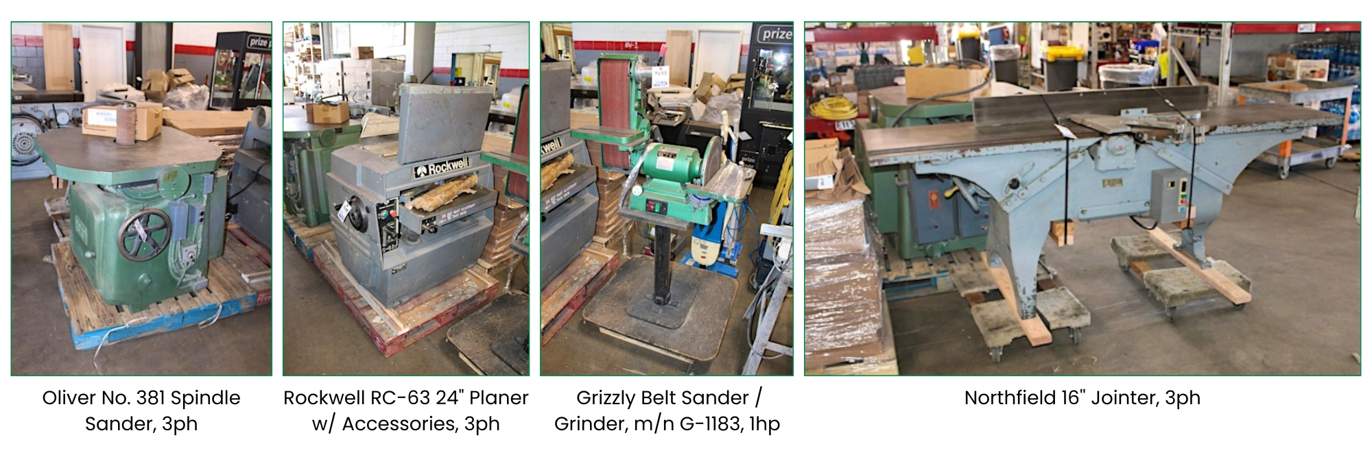 Northfield 16'' Jointer, 3ph